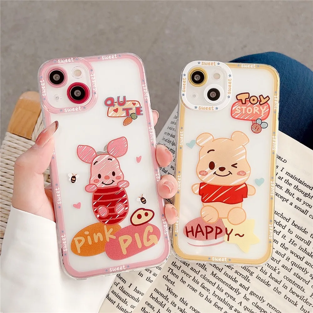 Прозрачный мультяшный чехол с рисунком свиньи и медведя для iphone 12 12Pro 11ProMax 11 13ProMax 13 7 8 Plus X XS XR XSMAX, мягкий чехол
Прозрачный мультяшный чехол с рисунком свиньи и медведя для iphone 12 12Pro 11ProMax 11 13ProMax 13 7 8 Plus X XS XR XSMAX, мягкий чехол