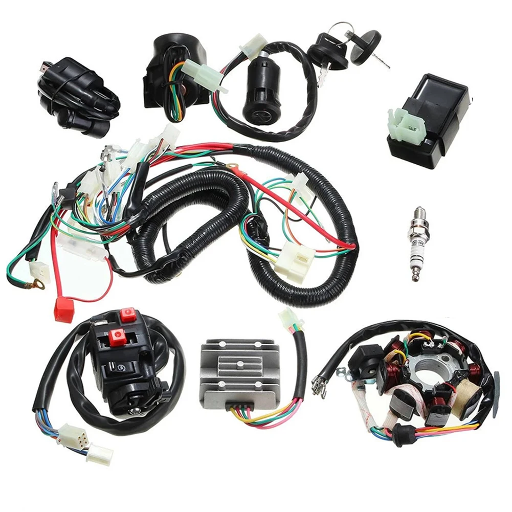 1set 125cc150cc 200cc 250cc Dirt Bike ATV CDI Wire Harness Stator Assembly Wiring Quad Wire Harness Twin Plug CDI Remote Choke
1set 125cc150cc 200cc 250cc Dirt Bike ATV CDI Wire Harness Stator Assembly Wiring Quad Wire Harness Twin Plug CDI Remote Choke