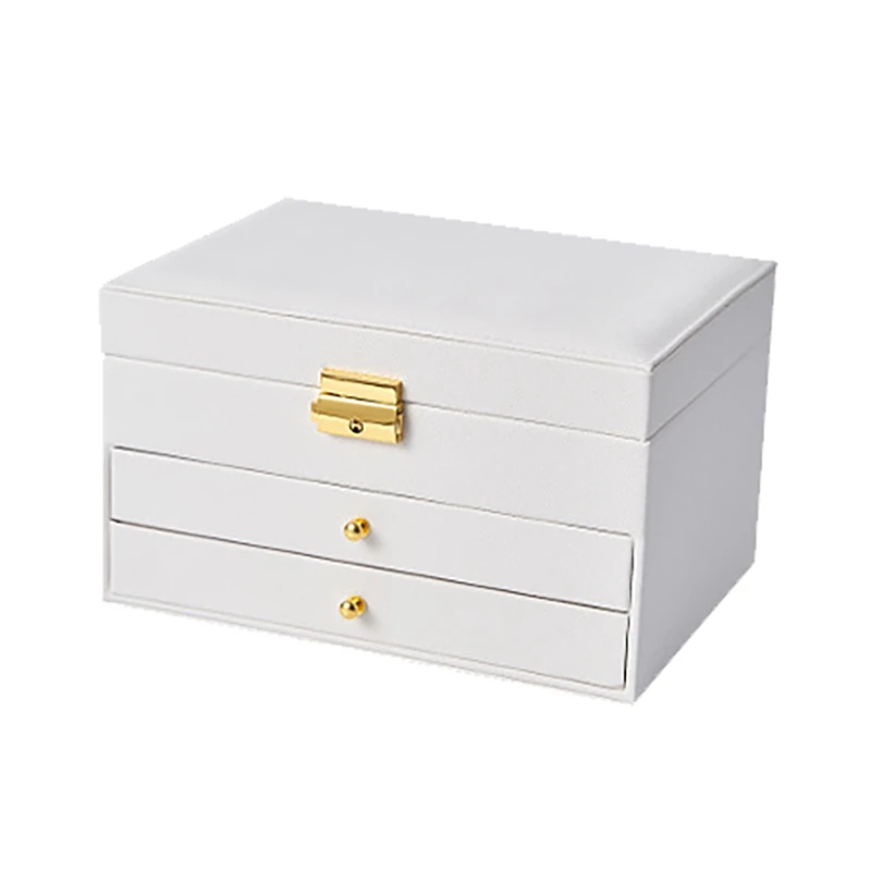 Jewelry Storage Box Pu Leather Multifunctional Large-Capacity European Princess Storage Box Birthday Wedding Gift Box
Jewelry Storage Box Pu Leather Multifunctional Large-Capacity European Princess Storage Box Birthday Wedding Gift Box