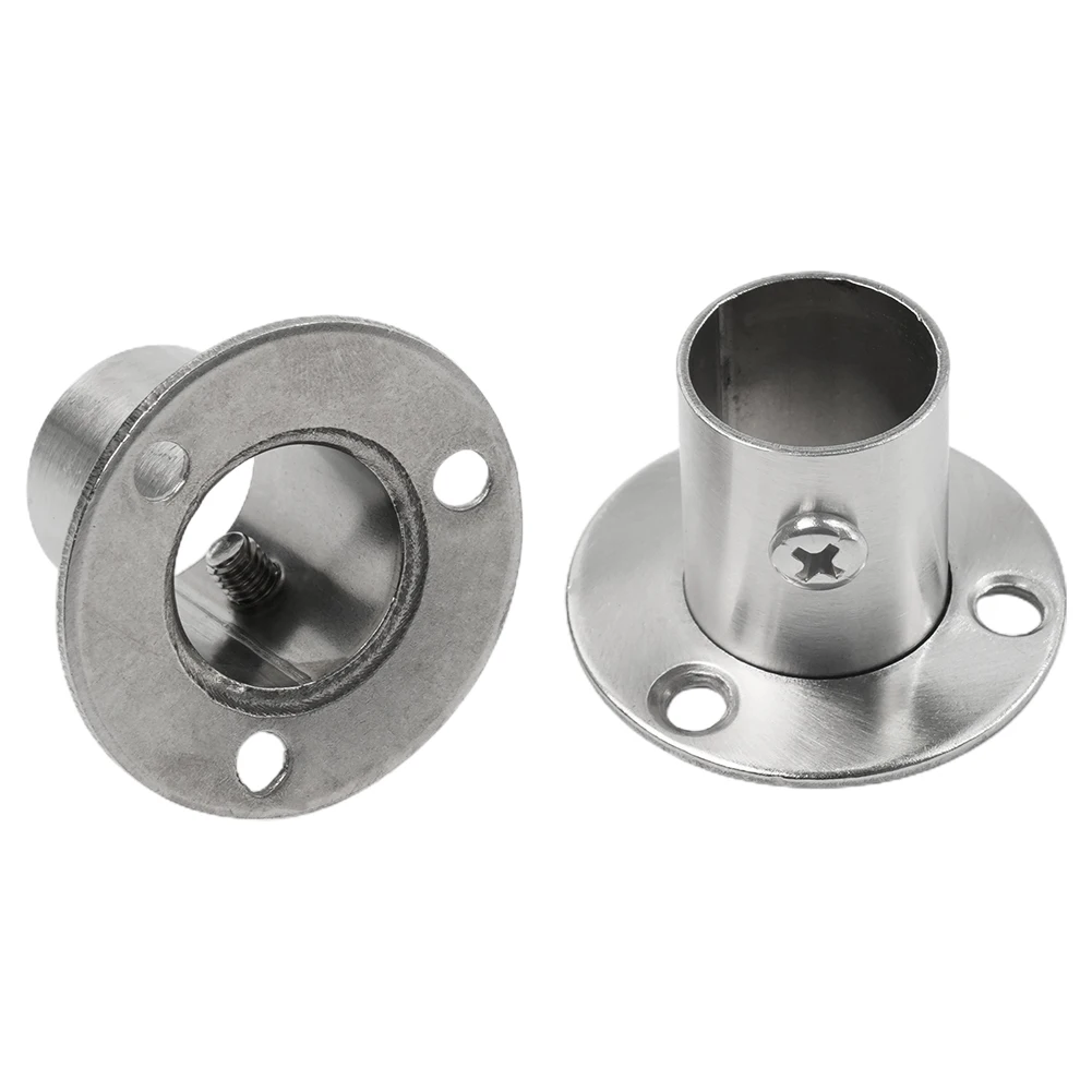 2pcs Stainless Steel Closet Rod Brackets Cabinet Clothes Rod Holder Flange Socket Clothes Rack Towel Hooks Hanging Hooks
2pcs Stainless Steel Closet Rod Brackets Cabinet Clothes Rod Holder Flange Socket Clothes Rack Towel Hooks Hanging Hooks