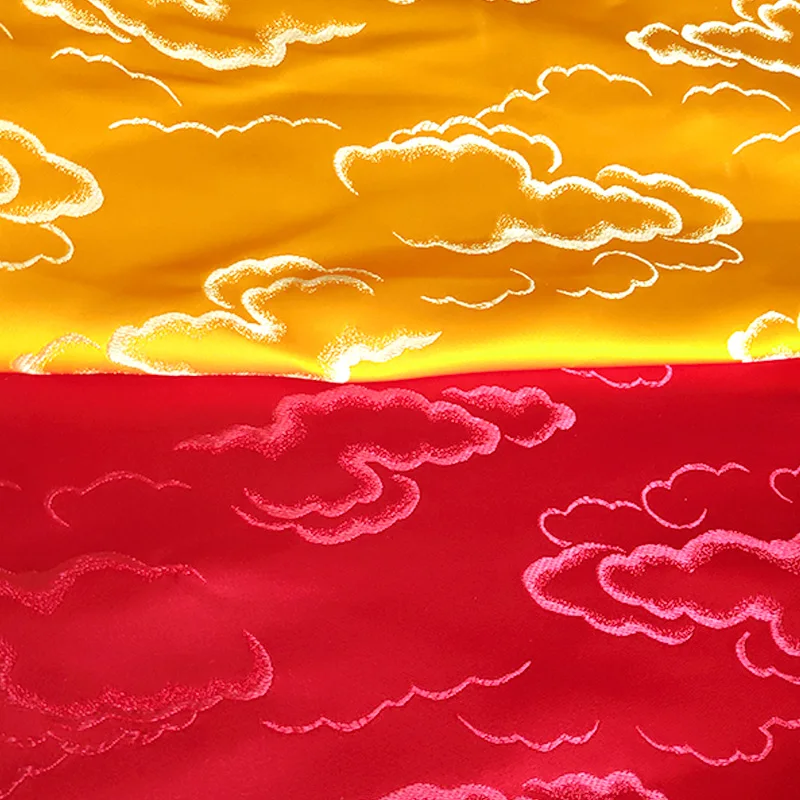 Chinese Traditional Retro Golden Embroidery Jacquard Clouds Satin DIY Fabric Half A Meter
Chinese Traditional Retro Golden Embroidery Jacquard Clouds Satin DIY Fabric Half A Meter