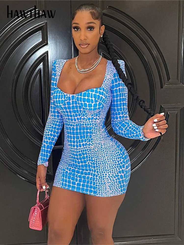 Hawthaw Women Fashion Long Sleeve Party Club Bodycon Streetwear Mini Dress 2022 Autumn Clothes Wholesale Items For Business
Hawthaw Women Fashion Long Sleeve Party Club Bodycon Streetwear Mini Dress 2022 Autumn Clothes Wholesale Items For Business