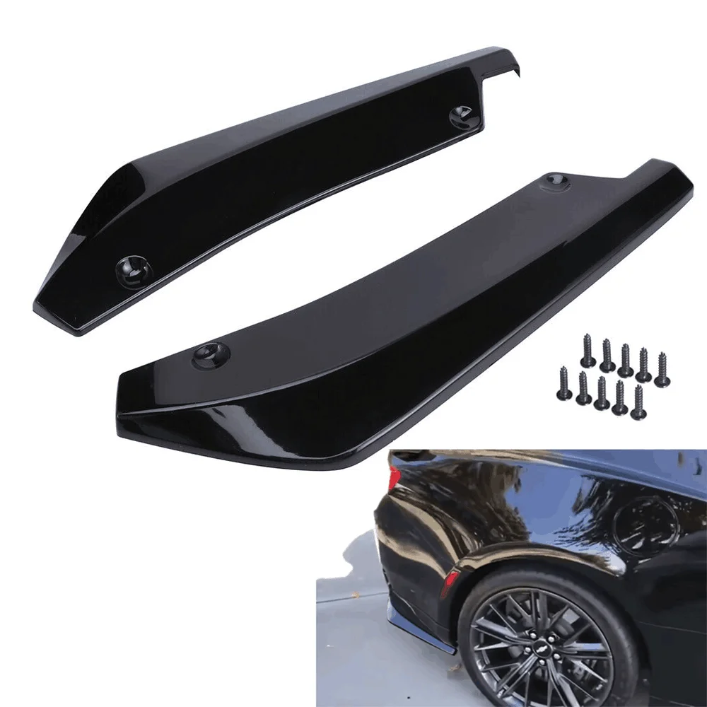 

LAICY For Chevy Camaro SS RS LT Car Rear Bumper Splitter Diffuser Canard Wrap Spoiler Side Fender Skirt Lip Canard Protector