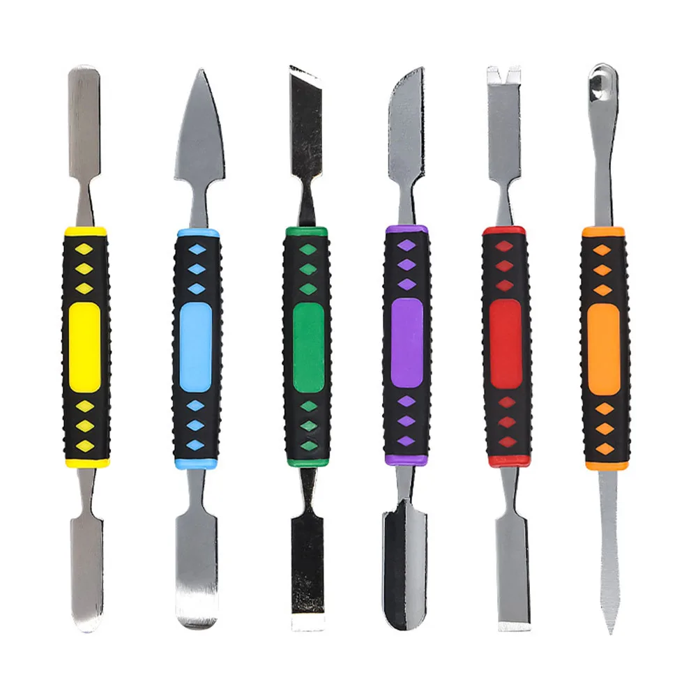 6pcs 125mm Pry Metal Crowbar Battery Opener Remover For Repair Phones Tablets Watches Glasses Game Consoles Hand Manual Tool
6pcs 125mm Pry Metal Crowbar Battery Opener Remover For Repair Phones Tablets Watches Glasses Game Consoles Hand Manual Tool