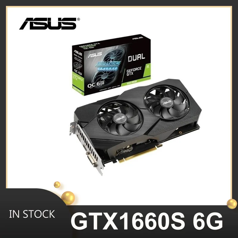 Asus GTX 1660s super 6g 1650 бит gddr6 nvidia geforce графические карты BTC eth карта на gxt1060 1660 ti gpu
Asus GTX 1660s super 6g 1650 бит gddr6 nvidia geforce графические карты BTC eth карта на gxt1060 1660 ti gpu