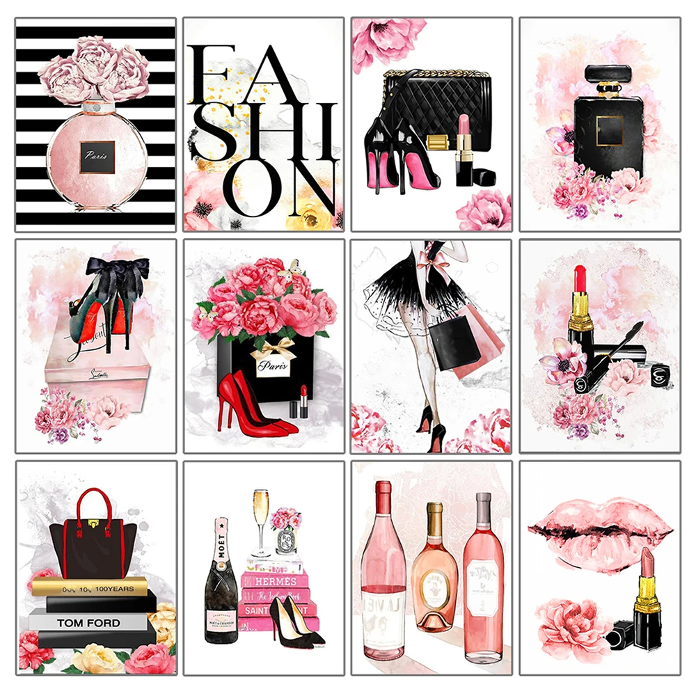 5D Diy Diamond Painting Perfume Bag Flower Lipstick High Heels Art Nordic Poster Hand Embroidery Mosaic Home Decoration Gift
5D Diy Diamond Painting Perfume Bag Flower Lipstick High Heels Art Nordic Poster Hand Embroidery Mosaic Home Decoration Gift