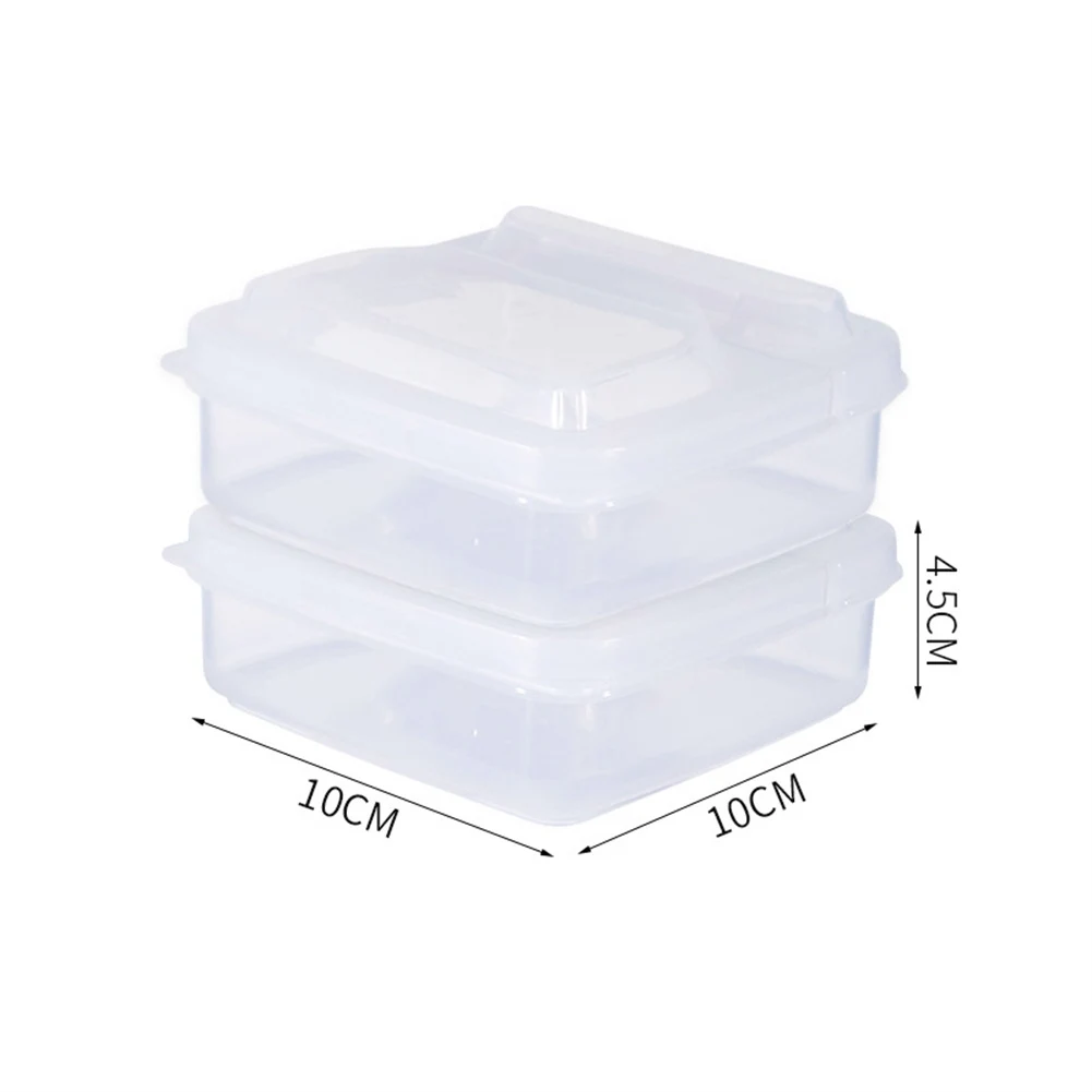 2pcs Food Preservation Storage Box Transparent Flip Cover Leak-proof Fresh-keeping Box For Cheese Slices Kitchen Accessories
2pcs Food Preservation Storage Box Transparent Flip Cover Leak-proof Fresh-keeping Box For Cheese Slices Kitchen Accessories