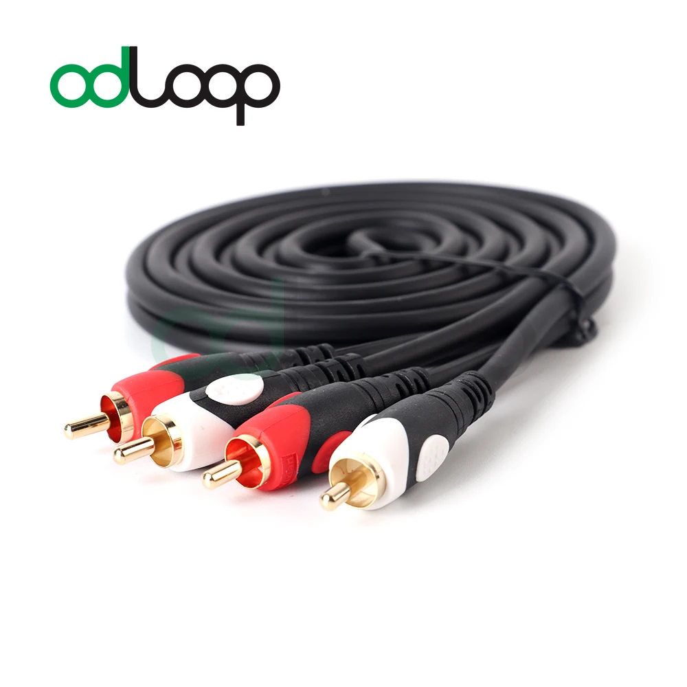 ODLOOP RCA Stereo Cable 2RCA Male to 2RCA Male Stereo Audio Cable for Home Theater, HDTV, Amplifiers, Hi-Fi Systems
ODLOOP RCA Stereo Cable 2RCA Male to 2RCA Male Stereo Audio Cable for Home Theater, HDTV, Amplifiers, Hi-Fi Systems