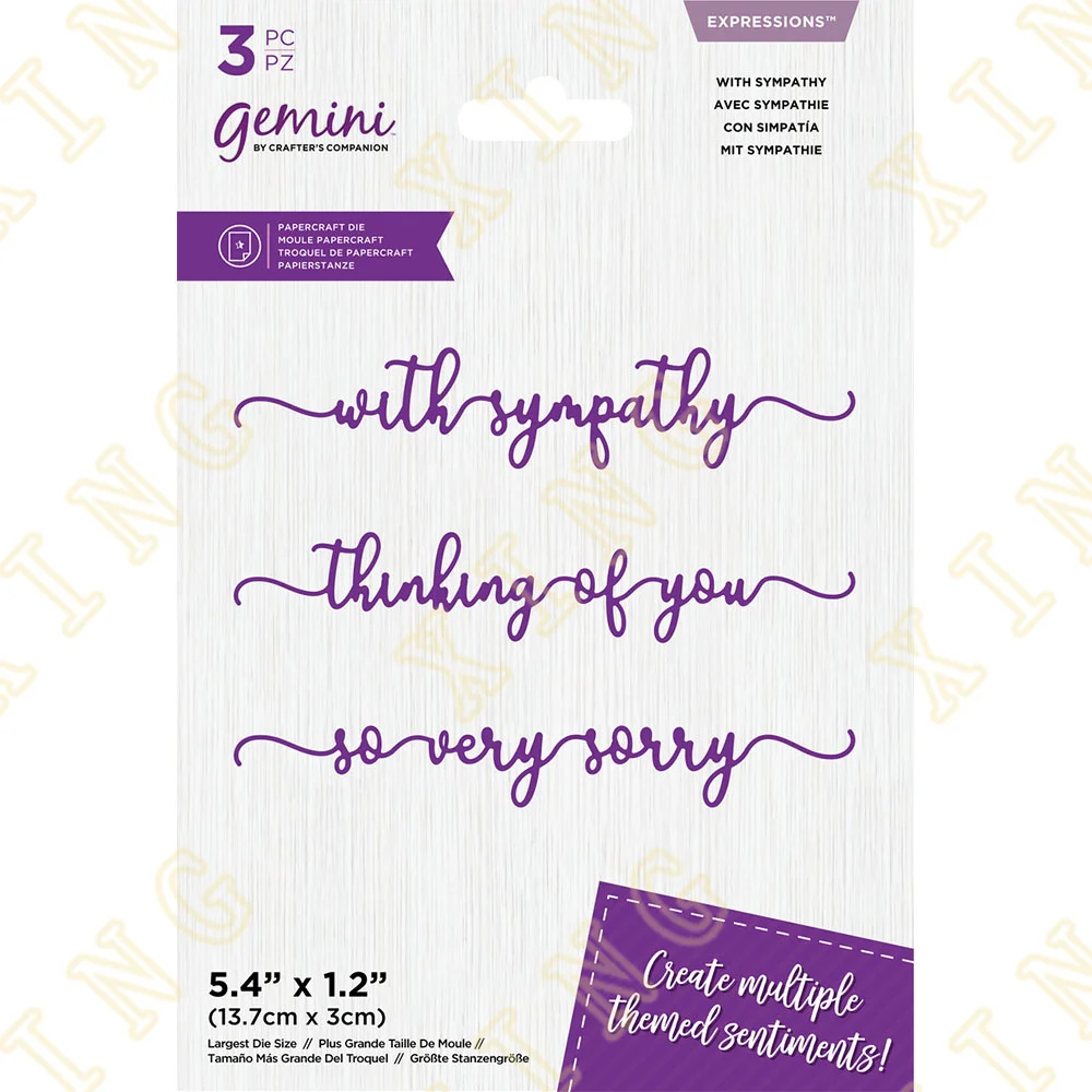 With Sympathy Newest Hot Metal Cutting Dies for Diy Scrapbooking Crafts Dies Cut Maker Photo Album Template Handmade Decoration
With Sympathy Newest Hot Metal Cutting Dies for Diy Scrapbooking Crafts Dies Cut Maker Photo Album Template Handmade Decoration