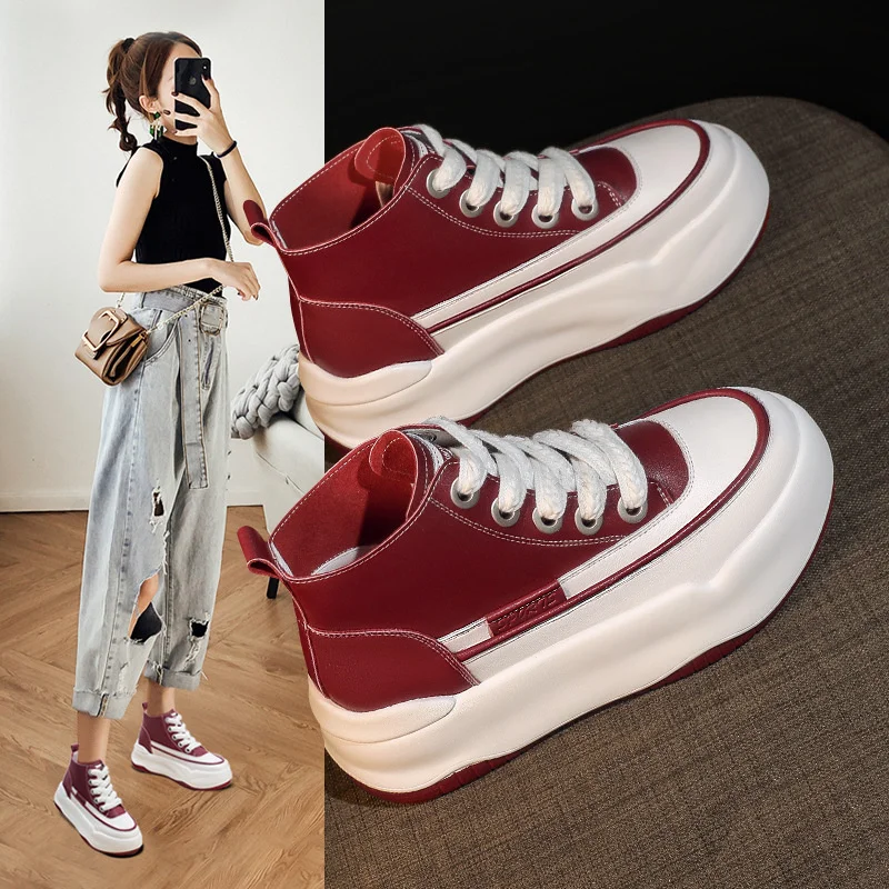 Роскошные брендовые туфли из натуральной кожи Luji с высоким верхом, маленькие белые туфли для женщин, новинка осень 2023, студенты онлайн-знаме...
Роскошные брендовые туфли из натуральной кожи Luji с высоким верхом, маленькие белые туфли для женщин, новинка осень 2023, студенты онлайн-знаме...