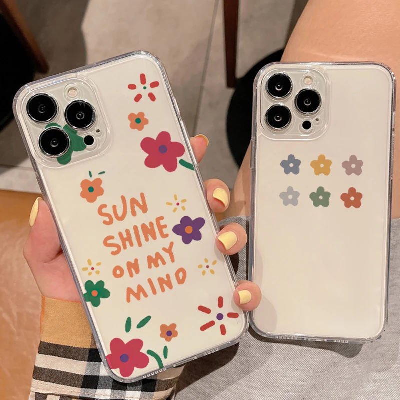 INS Color Flowers Phone Cases For APPLE iPhone 11 12 13 Pro 12 13 Mini SE 2020 X XR XS Max 8 7 6s 6 Plus Soft TPU Cover Funda
INS Color Flowers Phone Cases For APPLE iPhone 11 12 13 Pro 12 13 Mini SE 2020 X XR XS Max 8 7 6s 6 Plus Soft TPU Cover Funda