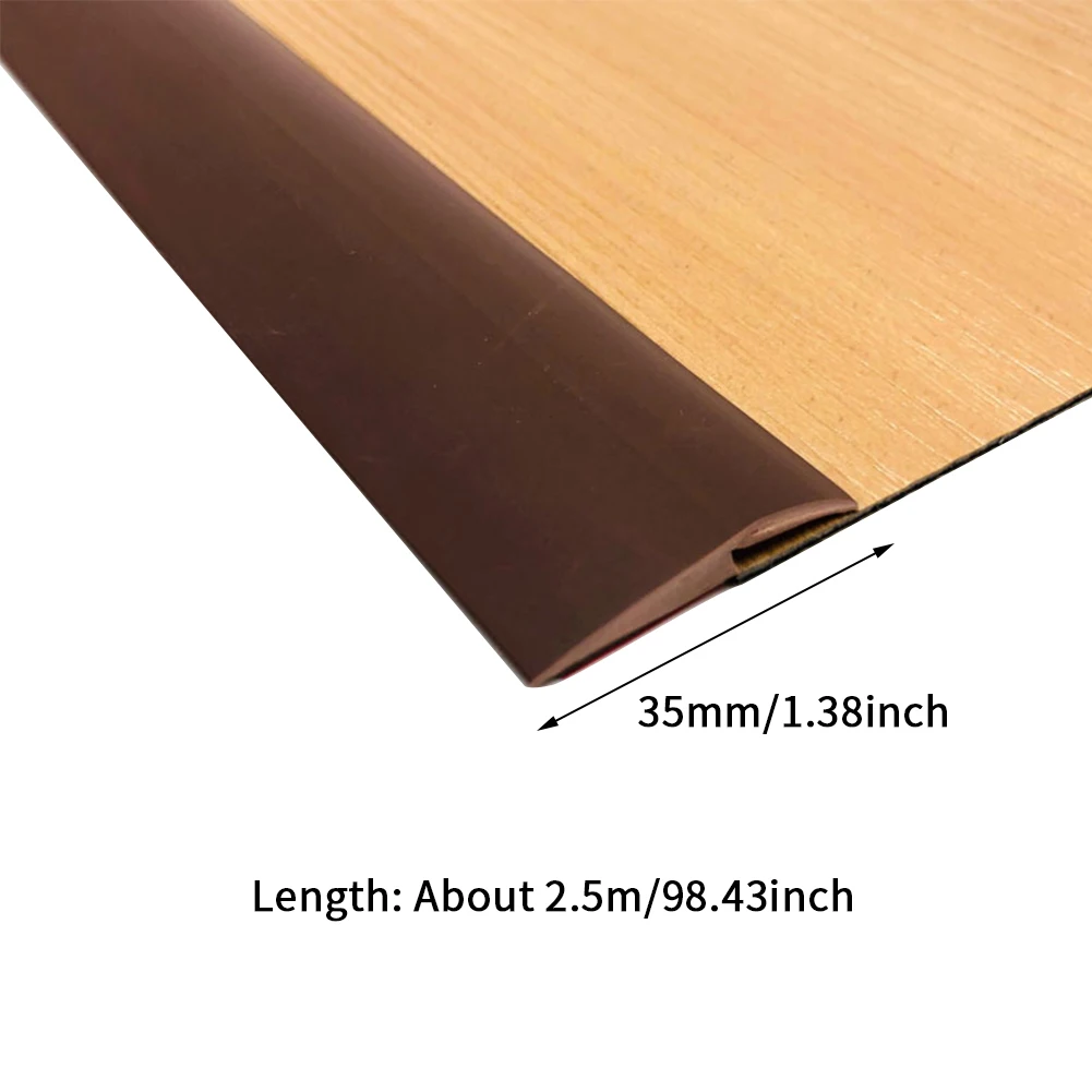 8.2ft 2.5m Edging Trim Strip Transition Carpet Floor Peel Stick Molding Free Cut PVC Reducer Self Adhesive Threshold Ramp
8.2ft 2.5m Edging Trim Strip Transition Carpet Floor Peel Stick Molding Free Cut PVC Reducer Self Adhesive Threshold Ramp