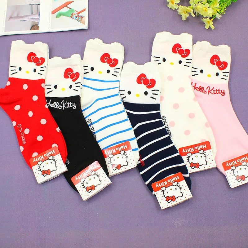 Kawaii Sanrio Hello Kittys Anime Soft Half Calf Socks Cute Cartoon College Style Colorful Cotton Socks Girls Christmas Gifts
Kawaii Sanrio Hello Kittys Anime Soft Half Calf Socks Cute Cartoon College Style Colorful Cotton Socks Girls Christmas Gifts
