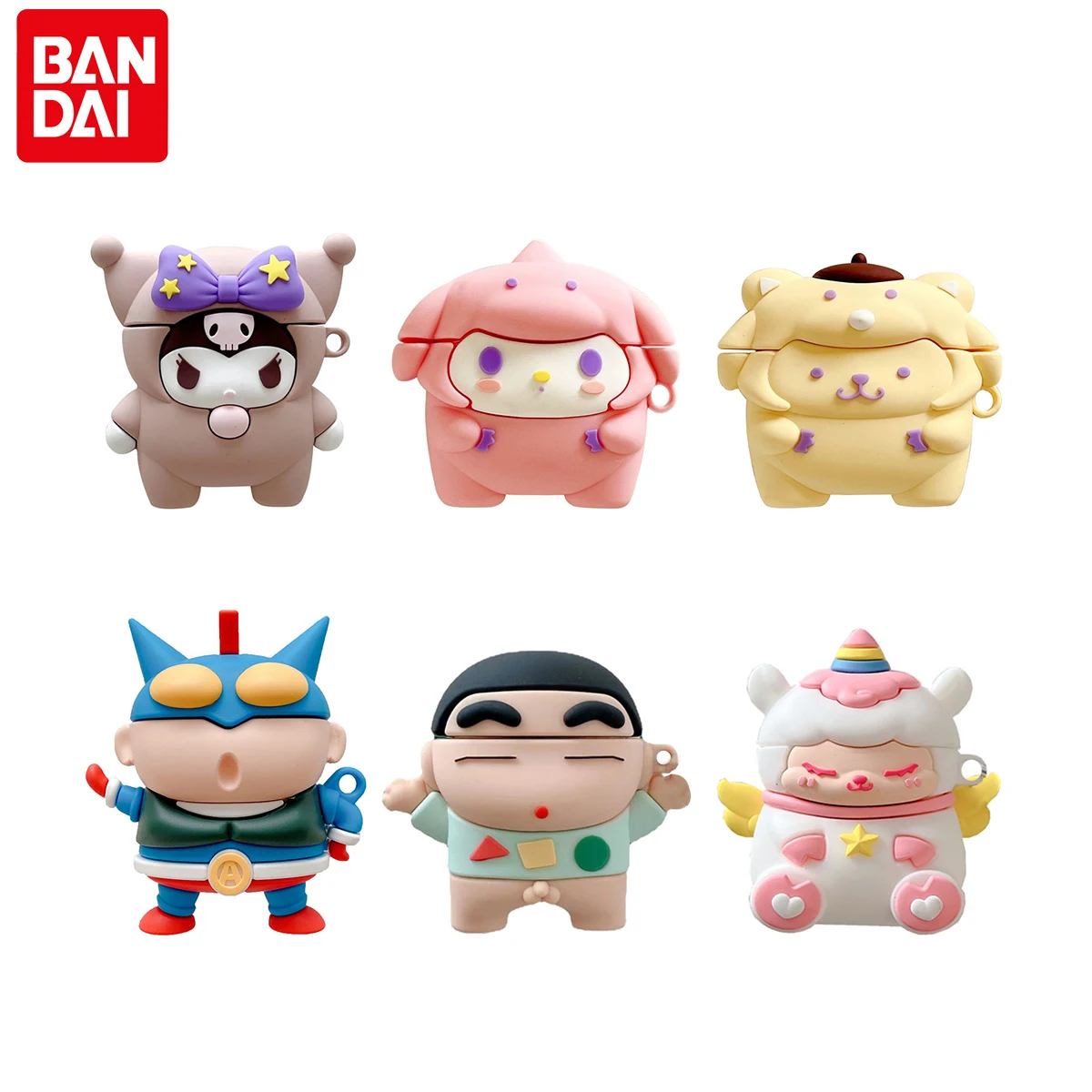3D Cute Kuromi Mymelody Pompom Purin Shin-chan Silicone Cases For AirPods pro 3 2 Cartoon Bluetooth Earphones Cover With Chains
3D Cute Kuromi Mymelody Pompom Purin Shin-chan Silicone Cases For AirPods pro 3 2 Cartoon Bluetooth Earphones Cover With Chains