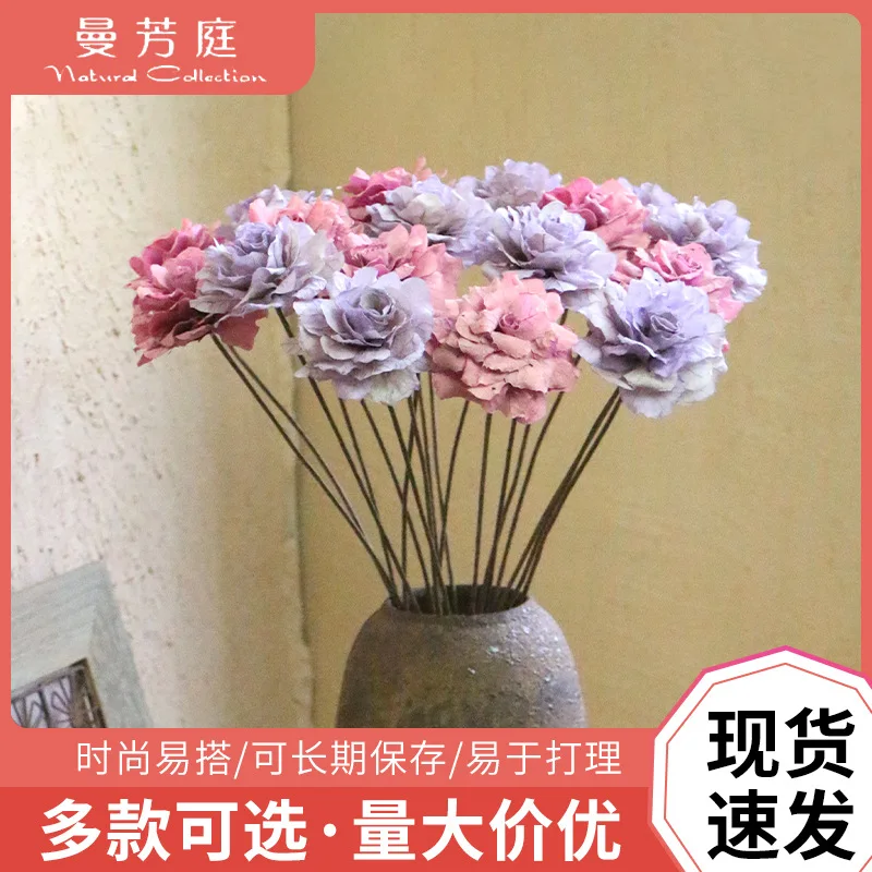Artificial Flowers Rose Dried Flower Bouquet Handmade Diy Arrangement Flower Material Home To Send Girlfriend Anniversary Gift
Artificial Flowers Rose Dried Flower Bouquet Handmade Diy Arrangement Flower Material Home To Send Girlfriend Anniversary Gift