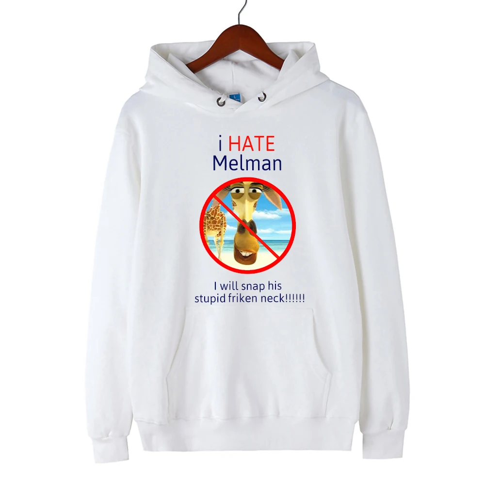 Толстовка I Hate Melman большого размера, свитшоты y2k harajuku, манга для мужчин, новинка 2022
Толстовка I Hate Melman большого размера, свитшоты y2k harajuku, манга для мужчин, новинка 2022