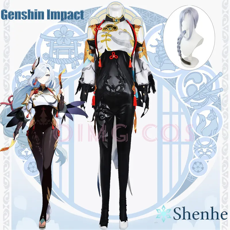 Shenhe Cosplay Costume Genshin Impact Adult Carnival Uniform Wig Anime Halloween Costumes Women Game Lesser Lord Kusanali
Shenhe Cosplay Costume Genshin Impact Adult Carnival Uniform Wig Anime Halloween Costumes Women Game Lesser Lord Kusanali