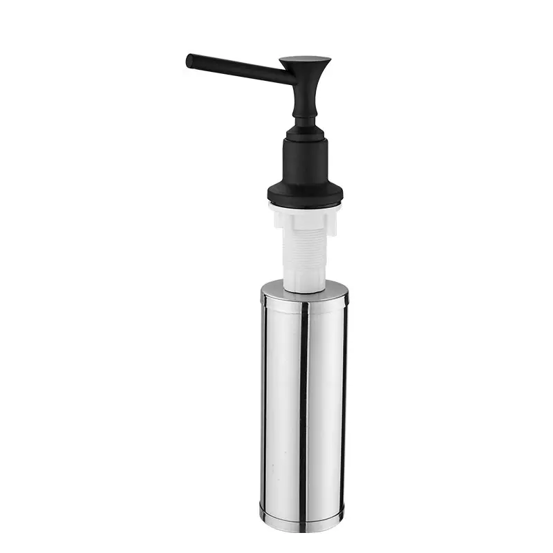 Kitchen Soap Dispenser Black Detergent Bottle Press Bottle Sink Press Brass Thickened 400ml
Kitchen Soap Dispenser Black Detergent Bottle Press Bottle Sink Press Brass Thickened 400ml