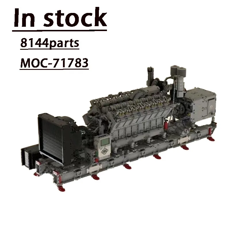 MOC-71783GiantEmergencyV16DieselGenerator Assembly Building Block Model8144parts Highdifficulty Puzzle Model Children's Toy Gift
MOC-71783GiantEmergencyV16DieselGenerator Assembly Building Block Model8144parts Highdifficulty Puzzle Model Children's Toy Gift