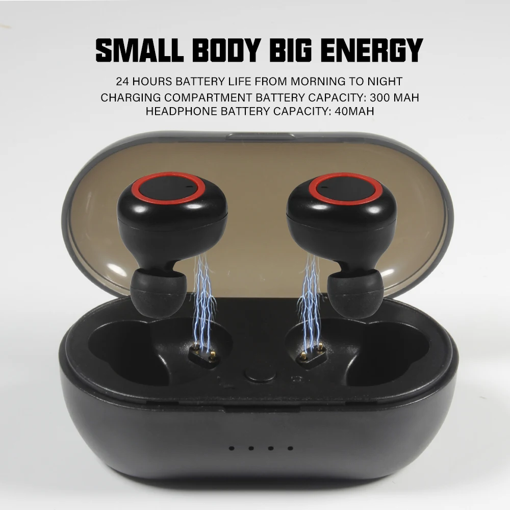AIRVOLT Y50 TWS 5.0 Bluetooth Earphone Wireless Headphone Stereo Sport Earbuds Microphone With Charging Box For Smartphone
AIRVOLT Y50 TWS 5.0 Bluetooth Earphone Wireless Headphone Stereo Sport Earbuds Microphone With Charging Box For Smartphone