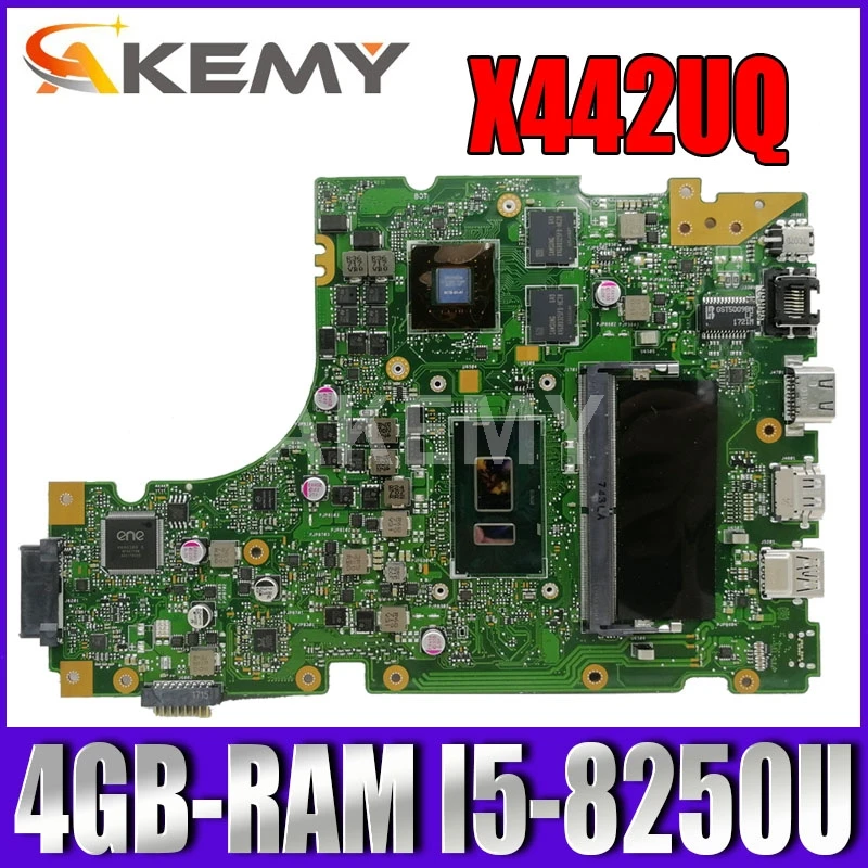 Laptop motherboard for ASUS VivoBook 14 X442UQR R419U X442UN X442UR X442UNR X442UQ original mainboard GT940MX 4GB-RAM I5-8250U
Laptop motherboard for ASUS VivoBook 14 X442UQR R419U X442UN X442UR X442UNR X442UQ original mainboard GT940MX 4GB-RAM I5-8250U