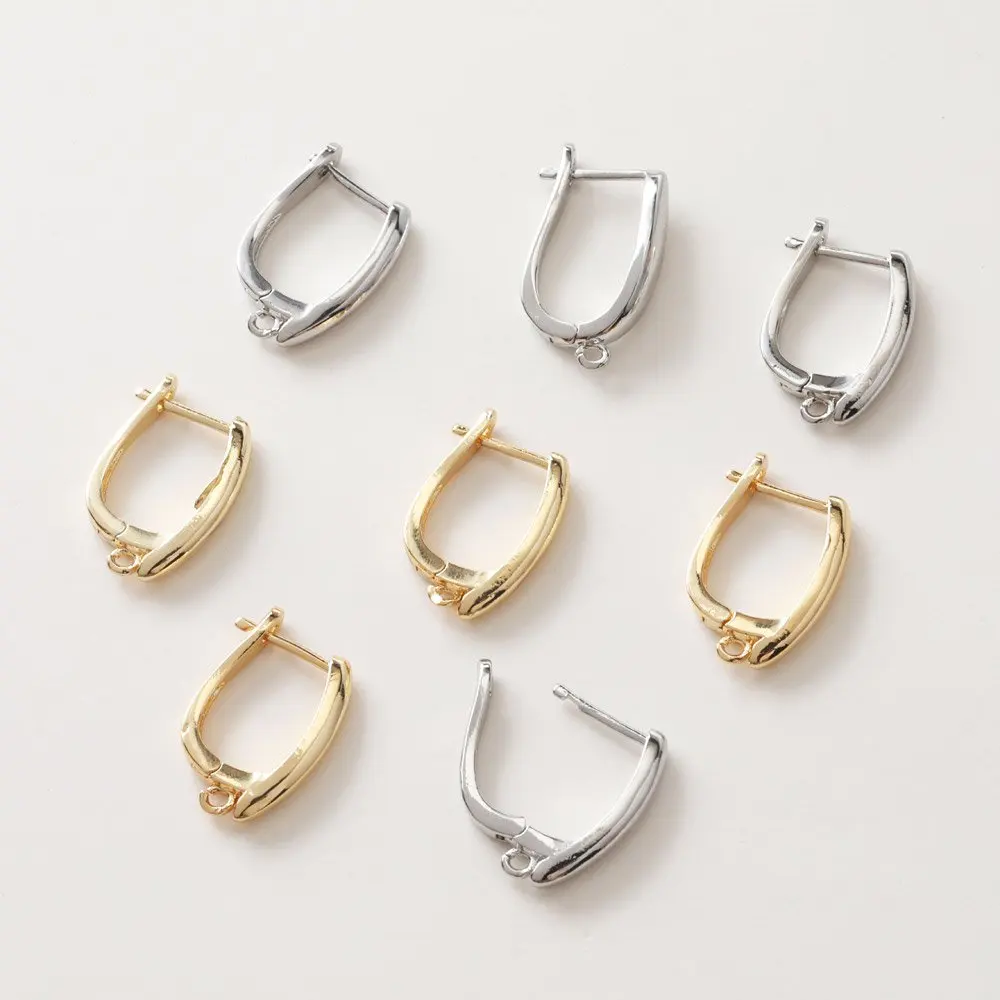 4PCS Ear Hook Lever Back Earring for Jewelry Findings Components Diy Earrings Supplies Handmade 14k Gold Filled Brass
4PCS Ear Hook Lever Back Earring for Jewelry Findings Components Diy Earrings Supplies Handmade 14k Gold Filled Brass