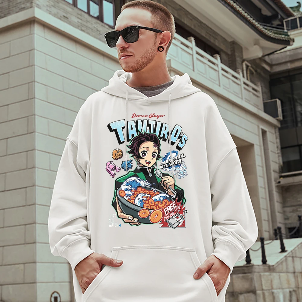 Demon Slayer Zaomen Tanjilang Cotton Mens Hoodie Loose Sportswears Trend Street Sweatshirt Quality Personality Man Sweatshirts
Demon Slayer Zaomen Tanjilang Cotton Mens Hoodie Loose Sportswears Trend Street Sweatshirt Quality Personality Man Sweatshirts