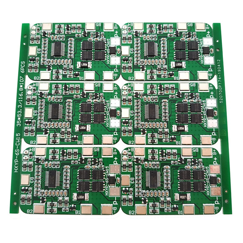 

6S 25.2V 20A BMS Lithium Battery Board With Balancing Protection Board For 25V Screwdriver Short/Over/Over Current Protection