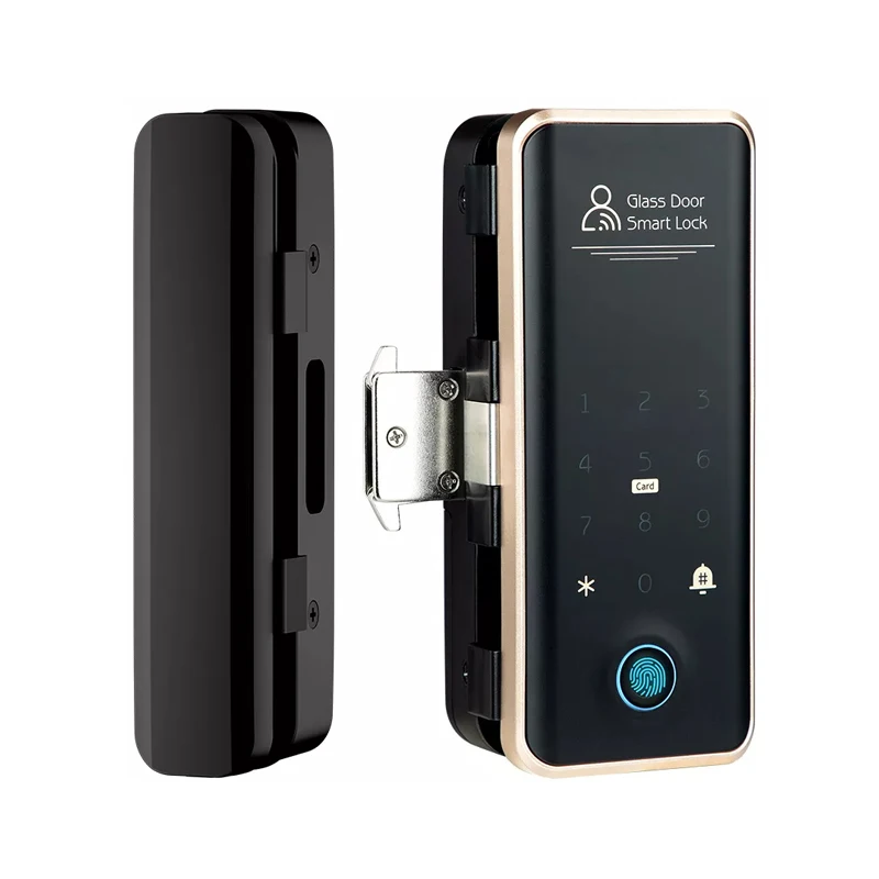 Smart Lock For Glass Door Wifi Tuya Smart Biometric Fingerprint Digital Password Electronic Office Door Lock Drill free
Smart Lock For Glass Door Wifi Tuya Smart Biometric Fingerprint Digital Password Electronic Office Door Lock Drill free