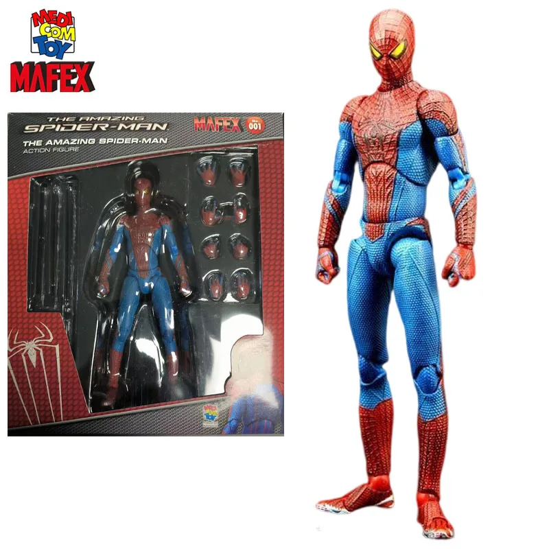 MEDICOM TOY MAFEX оригинальная модель в комплекте, фотокартинка 160 мм, Удивительный Человек-паук, аниме экшн-фигурка, модель, игрушка, подарок для мальчика
MEDICOM TOY MAFEX оригинальная модель в комплекте, фотокартинка 160 мм, Удивительный Человек-паук, аниме экшн-фигурка, модель, игрушка, подарок для мальчика