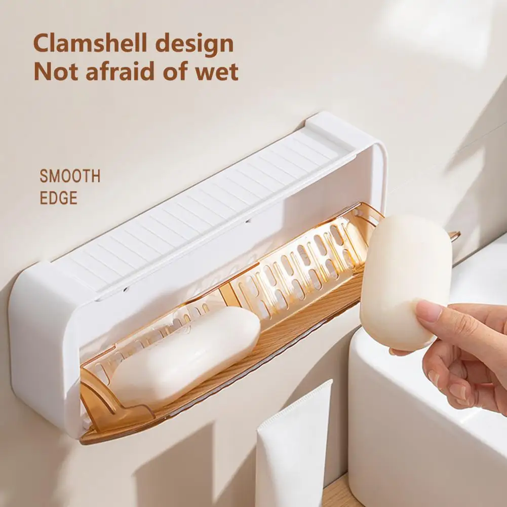 Soap Holder Useful Dustproof Hollow Out Design Soap Water-free Tray Organizer Shelf Home Supplies Soap Drain Box Soap Tray
Soap Holder Useful Dustproof Hollow Out Design Soap Water-free Tray Organizer Shelf Home Supplies Soap Drain Box Soap Tray