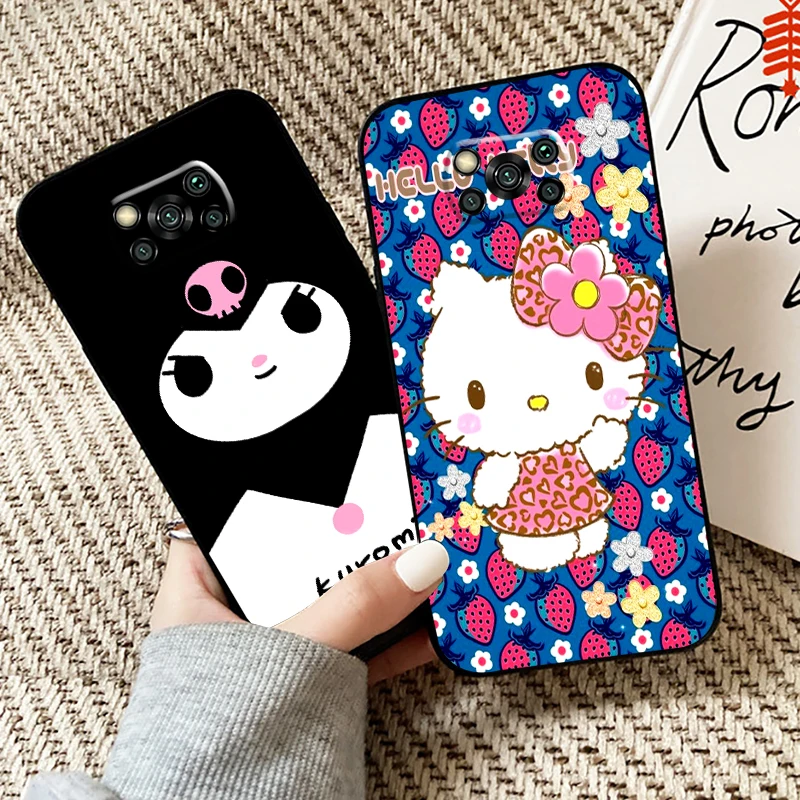Cute Cartoon Hello Kitty Phone Case For Xiaomi Poco X3 Pro NFC For POCO X3 GT Back Carcasa Funda Liquid Silicon Soft Black
Cute Cartoon Hello Kitty Phone Case For Xiaomi Poco X3 Pro NFC For POCO X3 GT Back Carcasa Funda Liquid Silicon Soft Black