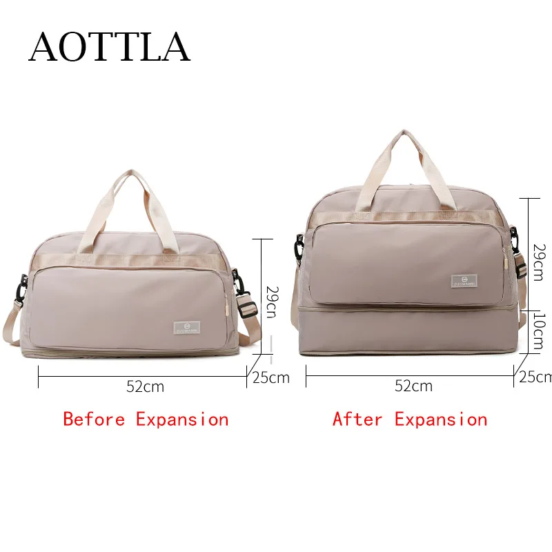 AOTTLA расширенные дорожные сумки из ткани Оксфорд, большая женская сумка, многофункциональная сумка через плечо, брендовая модная сумка, спор...
AOTTLA расширенные дорожные сумки из ткани Оксфорд, большая женская сумка, многофункциональная сумка через плечо, брендовая модная сумка, спор...