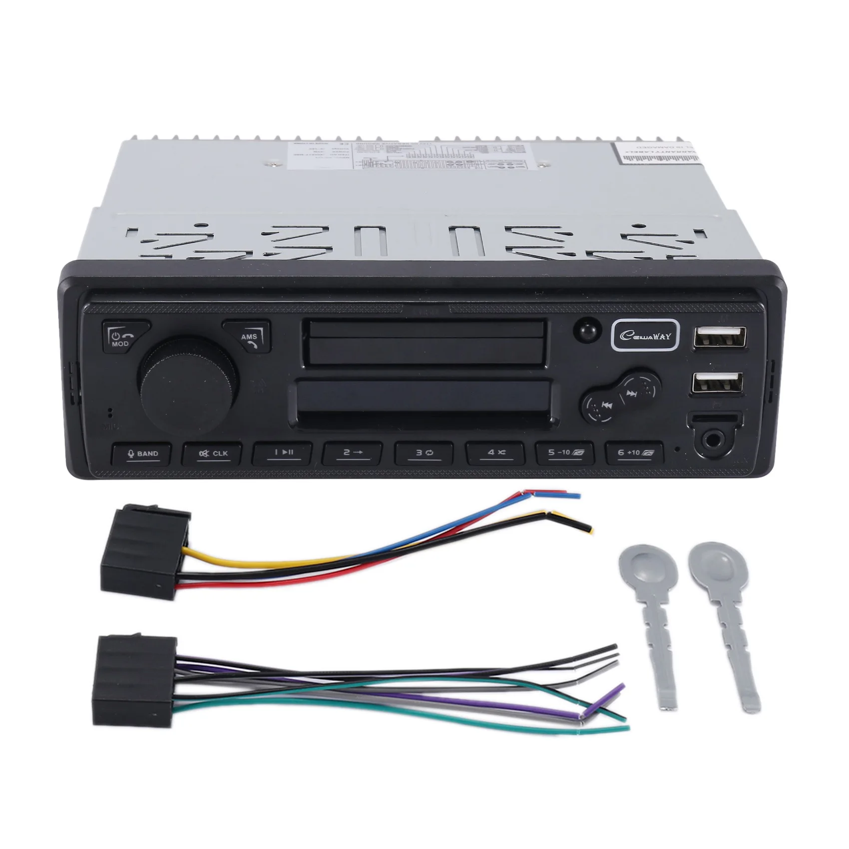 Autoradio 1 Din Bluetooth Radio Car AUX-IN MP3 Player FM USB Auto Stereo Audio Stereo Digital Audio FM with Phone Holder
Autoradio 1 Din Bluetooth Radio Car AUX-IN MP3 Player FM USB Auto Stereo Audio Stereo Digital Audio FM with Phone Holder