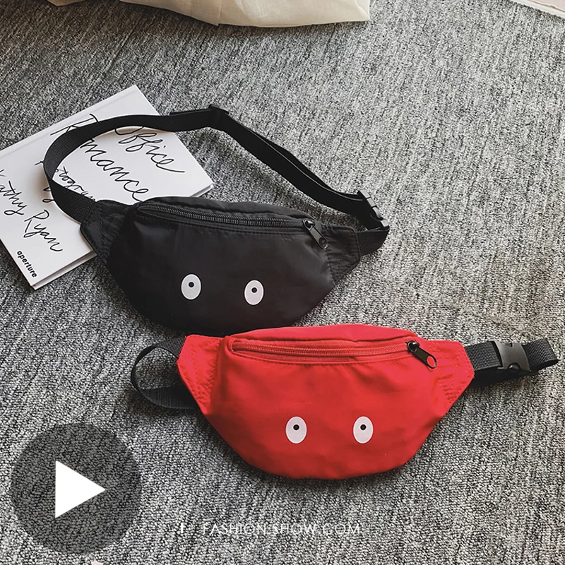 

Fanny Pack Waist Bag For Teenage Girls Children Kid Belt Infant Pouch Anime Cute Child Banana Kidney Kangaroo Belly Bum Shoulder