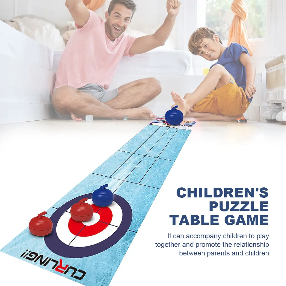 Table Curling Game Portable Curling Parent-Child Game Easy Installation Tabletop Competitive Games Safe for Children Party Gifts
Table Curling Game Portable Curling Parent-Child Game Easy Installation Tabletop Competitive Games Safe for Children Party Gifts