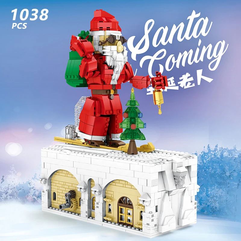 City Christmas Child Friends Santa Claus Tree House Building Blocks Ideas Balloon Music Box Construc Bricks Kids Toys Xmas Gifts
City Christmas Child Friends Santa Claus Tree House Building Blocks Ideas Balloon Music Box Construc Bricks Kids Toys Xmas Gifts