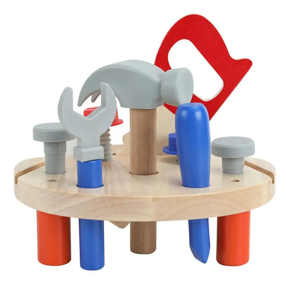 Children Simulation Wooden Tool Bench Simulation Toolbox Screw Nut Combination DIY Disassembly Tool Table Maintenance Toy
Children Simulation Wooden Tool Bench Simulation Toolbox Screw Nut Combination DIY Disassembly Tool Table Maintenance Toy