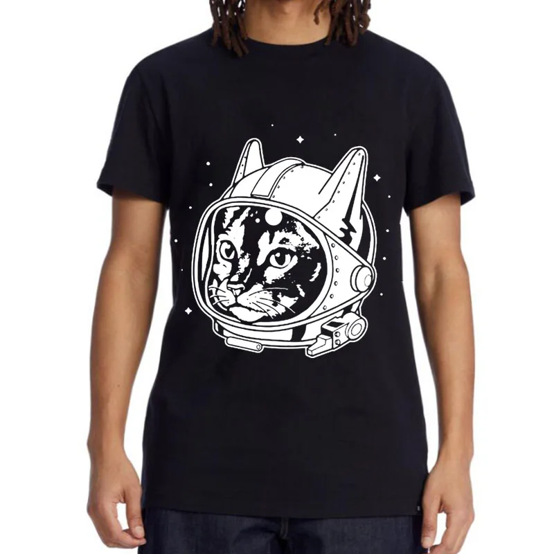 Men's T-shirt High Quality 100% cotton funny space cat Design print summer t-shirt o-neck cool men t-shirt loose male tees tops
Men's T-shirt High Quality 100% cotton funny space cat Design print summer t-shirt o-neck cool men t-shirt loose male tees tops