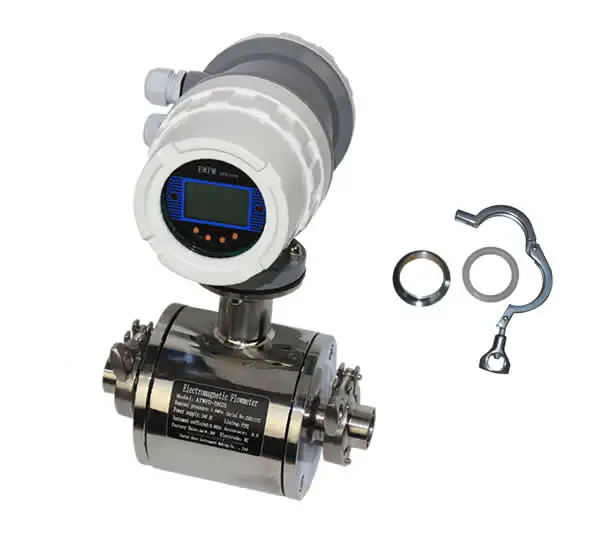 Cheap Sanitary tri clamp on type Milk Electromagnetic Flow meter 1 1/2" 2" dn40 dn50
Cheap Sanitary tri clamp on type Milk Electromagnetic Flow meter 1 1/2" 2" dn40 dn50