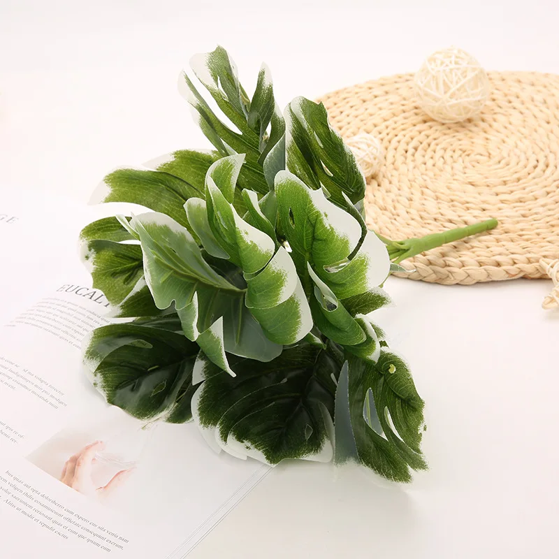 9 Leaves 32cm Turtle Leaf Artificial Plant Wedding Family Restaurant Hotel Office Outdoor Garden Decoration Fake Plant DIY
9 Leaves 32cm Turtle Leaf Artificial Plant Wedding Family Restaurant Hotel Office Outdoor Garden Decoration Fake Plant DIY