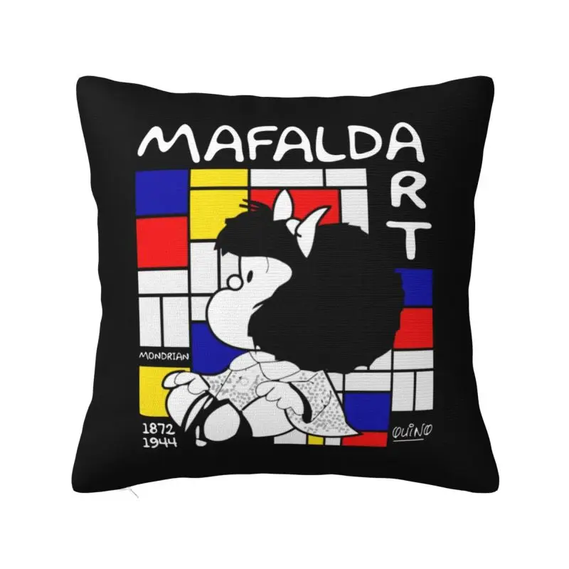 Подушка Mafalda Enjoy The Art Of Mondrian, домашний декор, искусственный чехол для дивана, квадратная наволочка
Подушка Mafalda Enjoy The Art Of Mondrian, домашний декор, искусственный чехол для дивана, квадратная наволочка