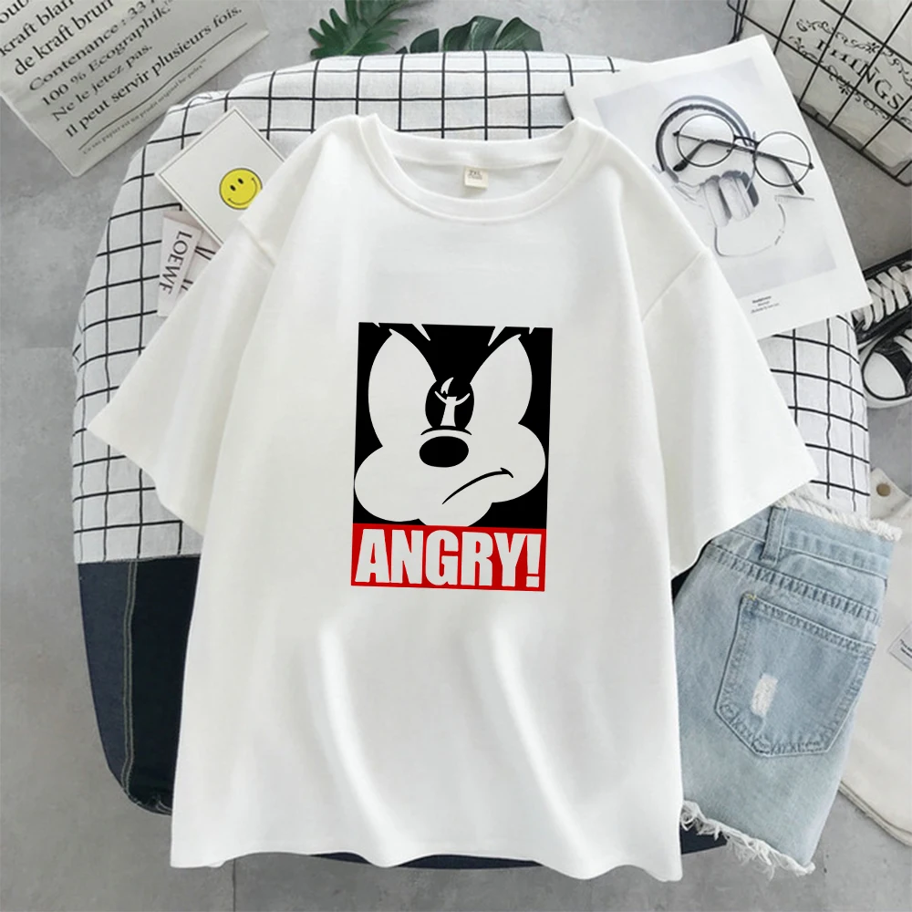 Female Donald Duck Cartoon Print Creativity Short Sleeve White Tops Clothes All-match Women T Shirt Disney Four Seasons T-Shirts
Female Donald Duck Cartoon Print Creativity Short Sleeve White Tops Clothes All-match Women T Shirt Disney Four Seasons T-Shirts