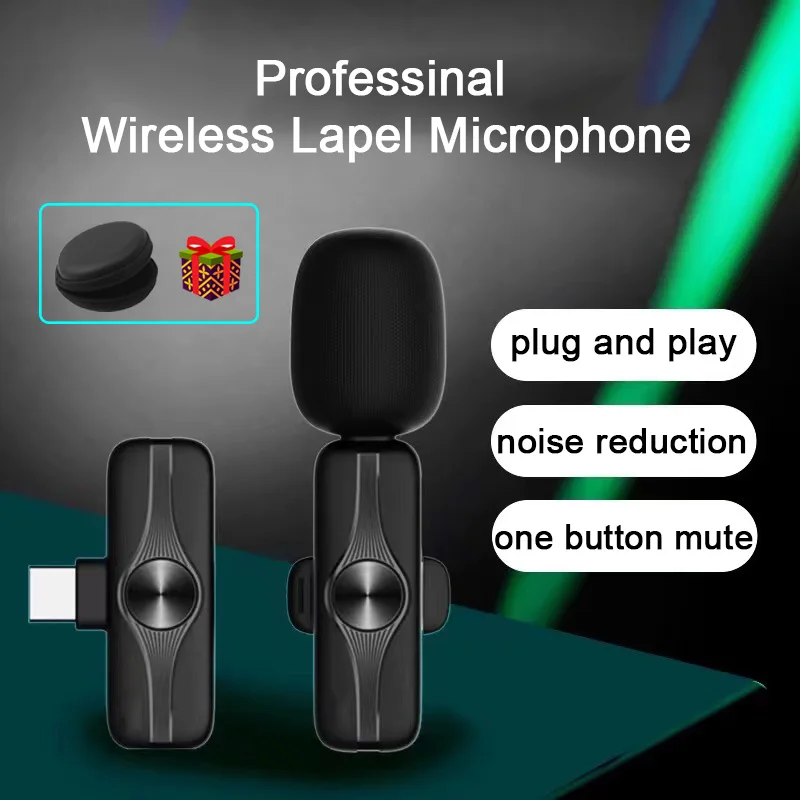 Wireless Lapel Microphone Professional Lavalier Mini Tie Mic Gaming Youtube Podcast Streaming Tiktok Recording Smartphone Iphone
Wireless Lapel Microphone Professional Lavalier Mini Tie Mic Gaming Youtube Podcast Streaming Tiktok Recording Smartphone Iphone
