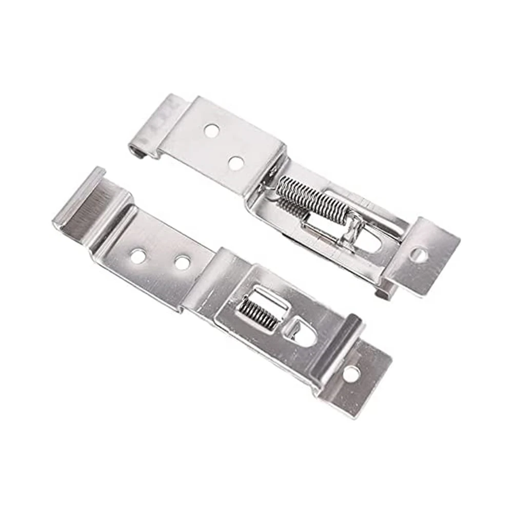 2Pcs Rectangular Car License Plate Spring Loaded Stainless Steel Bracket Cars Frame Holder Clamps Trailer Number Plate Clips
2Pcs Rectangular Car License Plate Spring Loaded Stainless Steel Bracket Cars Frame Holder Clamps Trailer Number Plate Clips