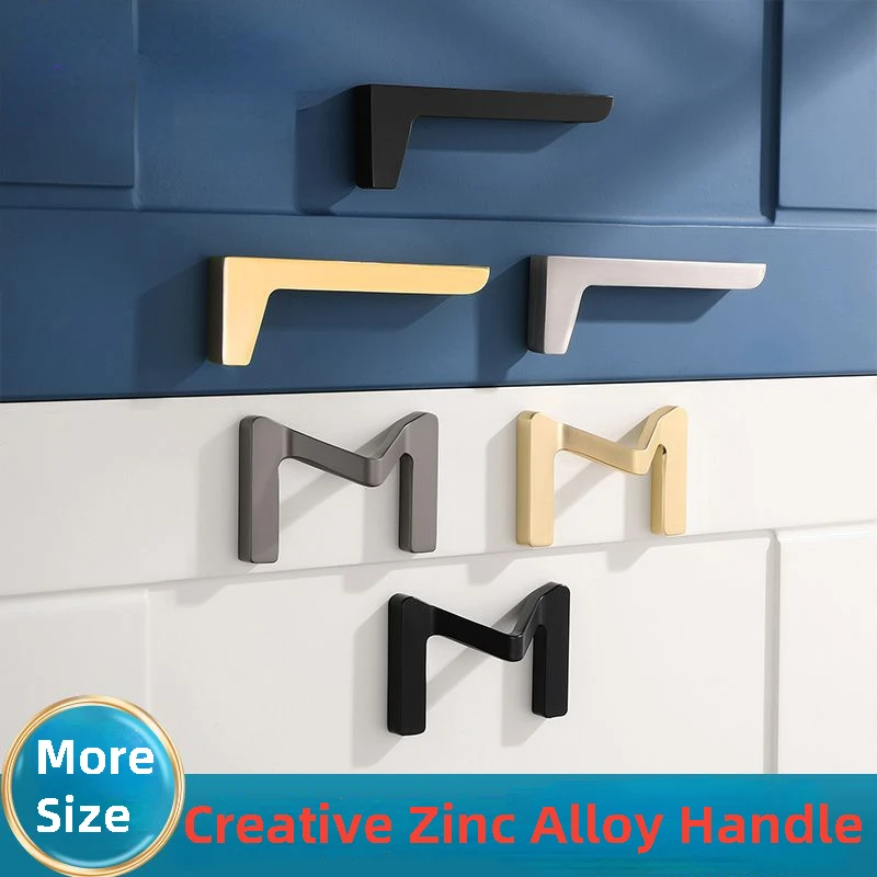 Creative Zinc Alloy Handle European Style Wardrobe Drawer Cabinet Gold Black Door Handle Furniture Hardware Accessories
Creative Zinc Alloy Handle European Style Wardrobe Drawer Cabinet Gold Black Door Handle Furniture Hardware Accessories