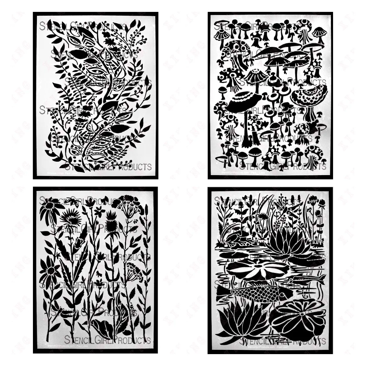 New Vines Mushrooms Marsh Flowers Creatures Diy Layered Stencil Painting Scrapbook Coloring Embossing Album Decorative Craft Die
New Vines Mushrooms Marsh Flowers Creatures Diy Layered Stencil Painting Scrapbook Coloring Embossing Album Decorative Craft Die