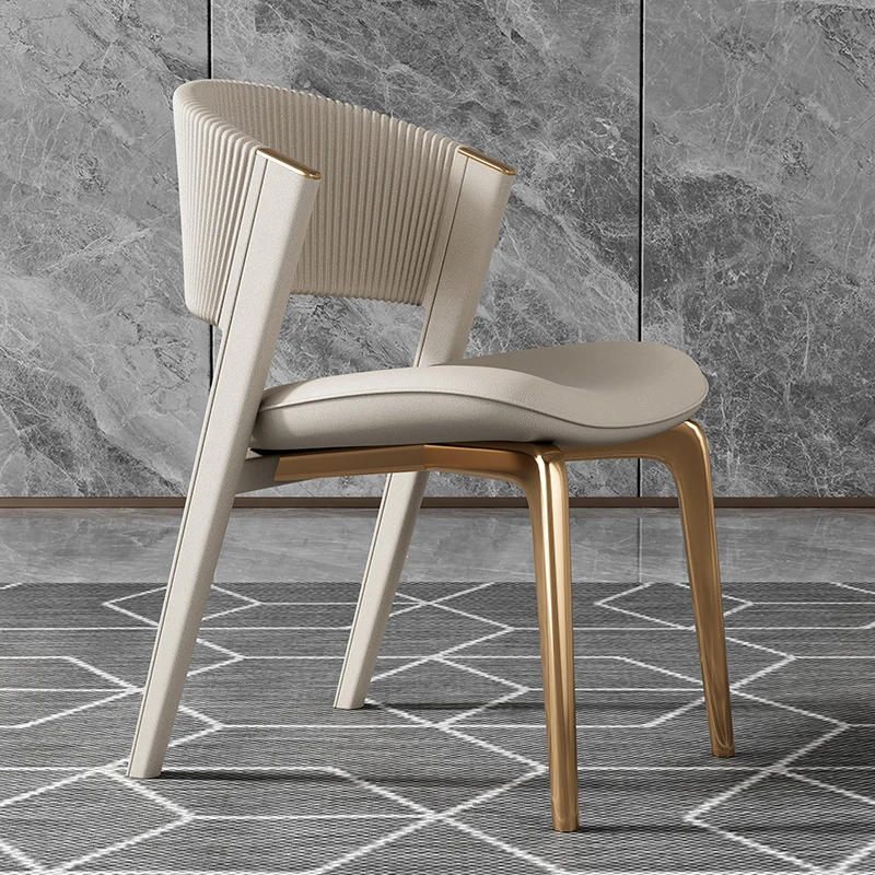 Italian Light Luxury Dining Chair Modern Simple Home Leather Chair Restaurant Backrest Leisure Chair Model Room Hotel Chair
Italian Light Luxury Dining Chair Modern Simple Home Leather Chair Restaurant Backrest Leisure Chair Model Room Hotel Chair