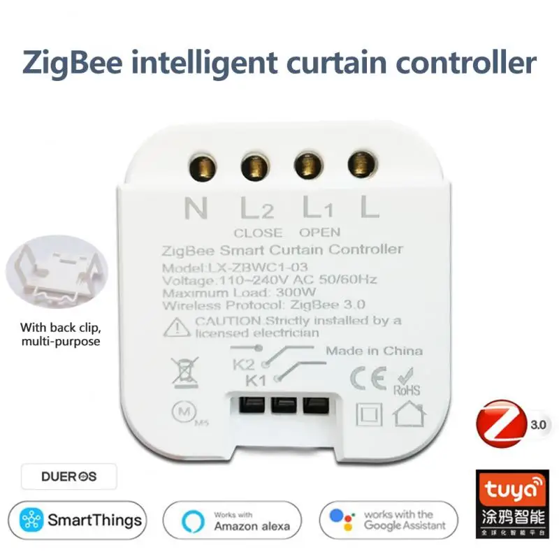 The New Tuya ZigBee Curtain Switch Mini Controller Curtain Switch Timing Control Function Works With Alexa Google Assistant
The New Tuya ZigBee Curtain Switch Mini Controller Curtain Switch Timing Control Function Works With Alexa Google Assistant