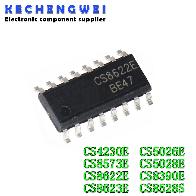 5 шт./лот CS8573E CS8622E CS8623E CS4230E CS5026E CS5028E CS8390E ESOP16 CS8528S SOP-16, новая Оригинальная искусственная кожа
5 шт./лот CS8573E CS8622E CS8623E CS4230E CS5026E CS5028E CS8390E ESOP16 CS8528S SOP-16, новая Оригинальная искусственная кожа